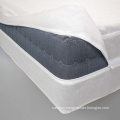 45S*45S 180T 100% polyester 300gsm polyester fiber filling mattress protector with jersey skirt for hotel and home used